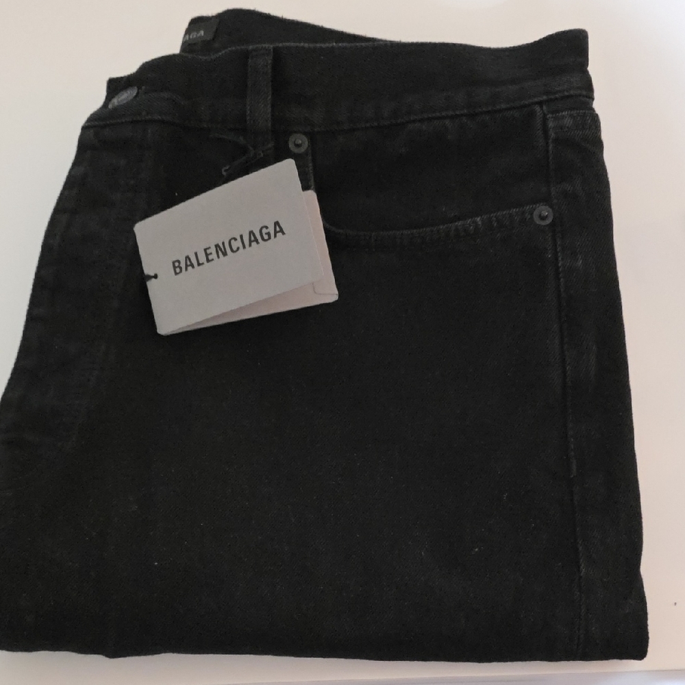 Balenciaga Men's Dark Denim Jeans